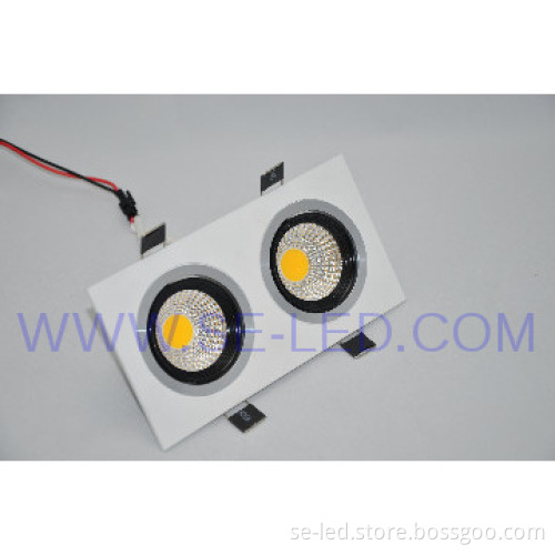 High Power 45 grado 3W COB rectangular EMPOTRABLES LED